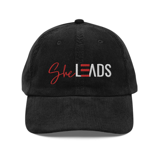 She Leads Collection: Vintage corduroy cap