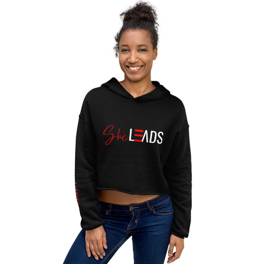 She Leads Collection: Crop Hoodie